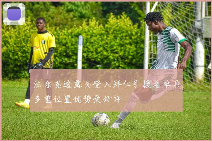 法尔克透露戈登入拜仁引援名单具多重位置优势受好评